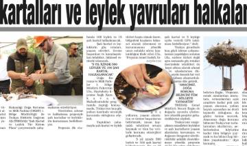 Şah kartalları ve leylek yavruları halkalanıyor